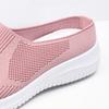 Women's Oversized Cloth Shoes Breathable Fly Woven Shoes Soft Soled Casual Mom Shoes