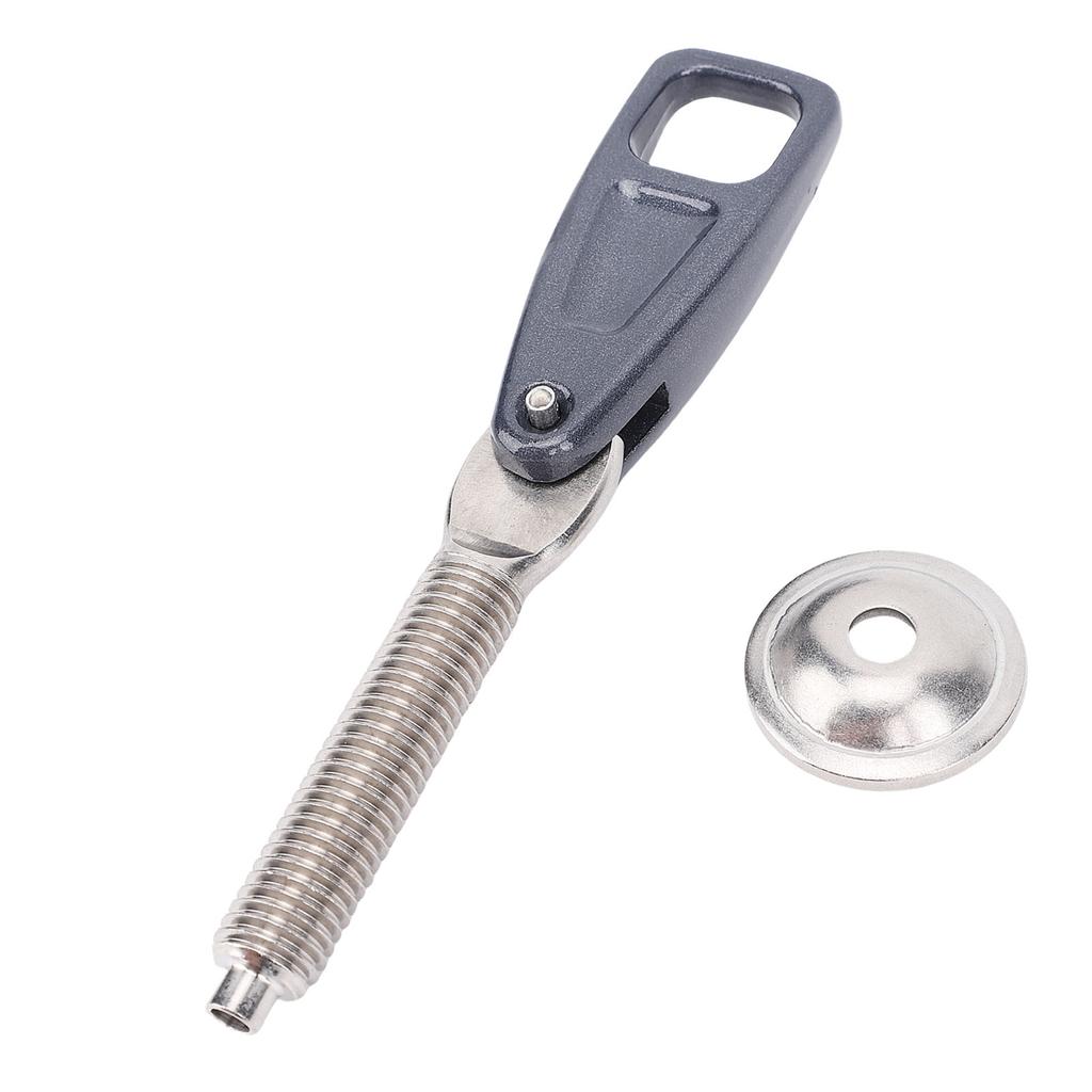 Transom Clamp Screw Handle Assembly 663 43118 01 4D Aluminum Alloy Stainless Steel Replacement for 40 Horsepower E40G