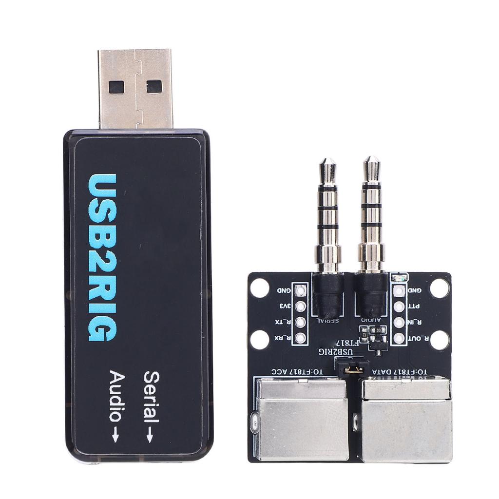Integrated Digital Modes Interface for Amateur Radio USB Sound Card and Serial Port 2 in 1 Digital