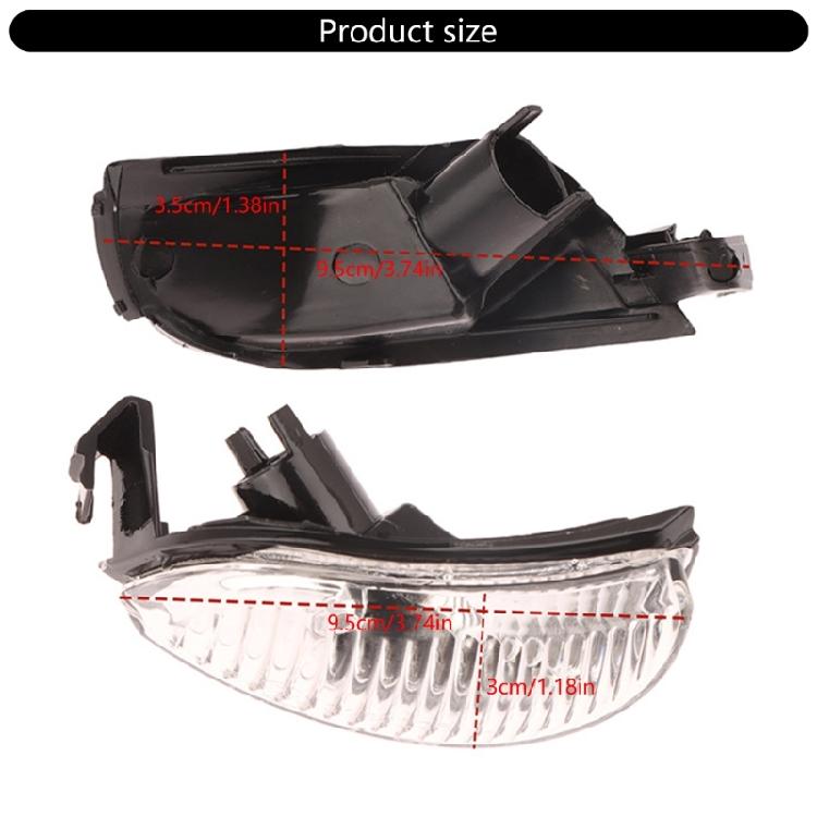 Left/Right Turn Signal Light Automotive Accessories Easy Installation Reverse Mirror Signal Light 261657727R 261600509R
