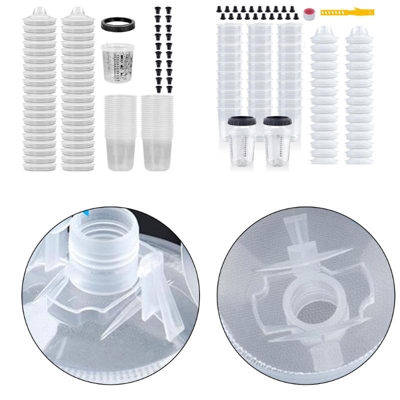 Farb mischbehälter Farbsprühgerät Mischbecher Präzise Waage Farbvorbereitung Einwegbecher Langlebig