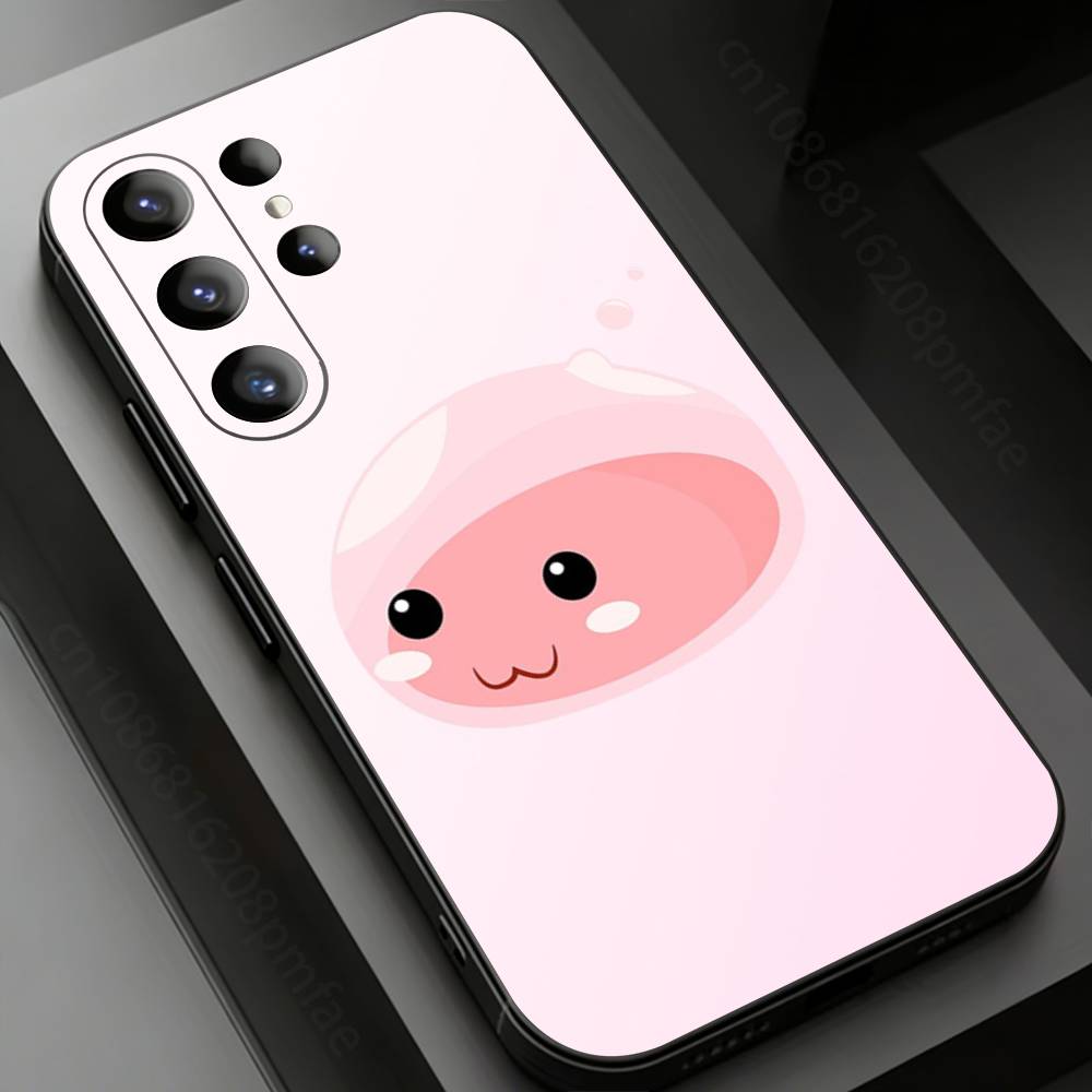 Kawaii Food Character Series Phone Case for Samsung Galaxy S20,23 Ultra S24,22 Plus S25,26,21FE TPU Cover