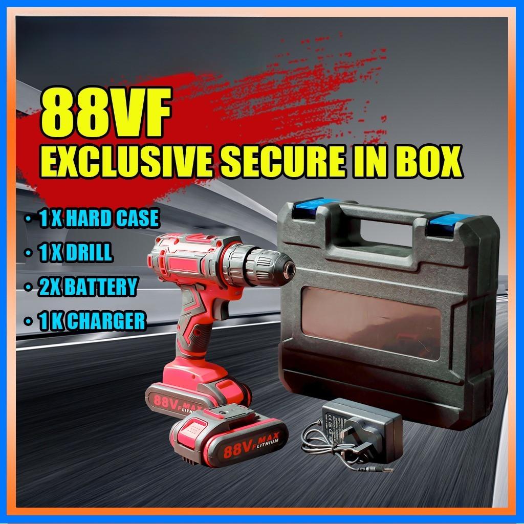 Stufenlose Geschwindigkeitsregelung Schleifen Elektrische Bohrmaschine Handbohrer Bohren von Löchern Schrauben lösen Werkzeug Akku-Schrauber Bohrer