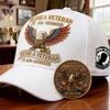 Men's Distressed Retro Printed Baseball Cap - European American Hot Sale 250th Anniversary Eagle Emblem Dad Hat Casual Wear