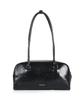 Nick&Nicole Nicole Pocket Leather Baguette Bag_Black