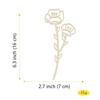 12PCS New 18 Kinds of Wooden Wildflower Decoration Set DIY Wooden Flower Hollow Logo Family Holiday Vase Insert Random Colors 12pcs