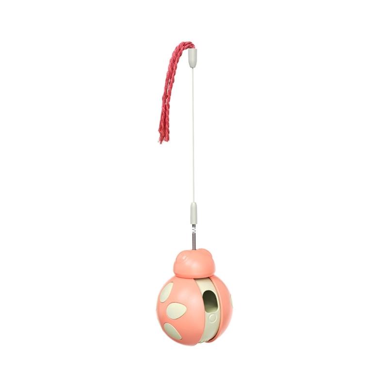 

Cats Tumblers Feeder Teasing Toy Training with Kibble Feeder Toy Multicolored Multifunctional Treat Dispenser Exercise