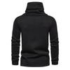 Men S Mock Turtleneck Knit Sweater Casual Solid Long Sleeve
