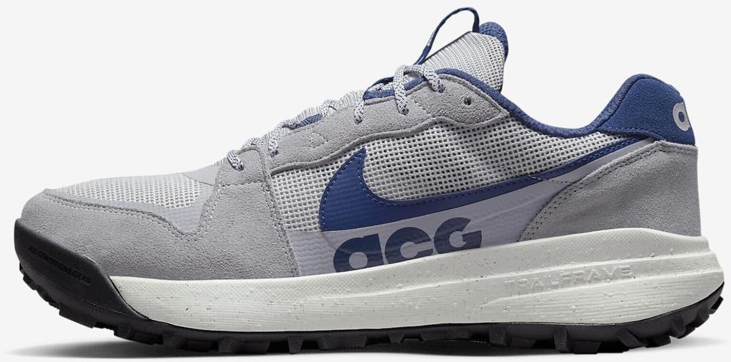Nike ACG Lowcate Sneakers (DM8019-004) Wolf Grey/mist Grey/summit White/navy