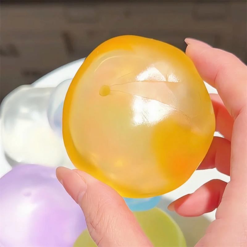 Vaseline Squishy Ball Toy Transparent Jelly Stress Soft Squeeze Non-Toxic Fidget Sensory Adhd Anxiety Relief Desk Toy Adults