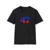 47 Trump America Unisex Softstyle T-Shirt, Casual Wear, Gift, Retro Style, USA
