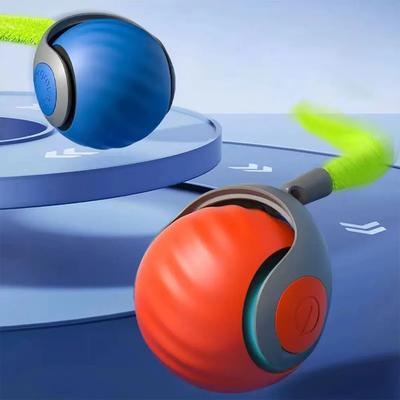 Automatisch Bewegender Katzenspielzeugball Smartes Katzenspielzeug Zwei Geschwindigkeitsstufen Schneller Schwanz Interaktives Katzenspielzeug mit Ersatzschwanz Katze Ball