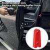 4pcs Car Door Shock Absorber Silicone Protector Noise Reduction Anti-Slam Design Peel & Stick Installation for Sedan