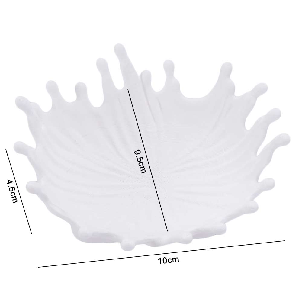 Wavy Edge Jewelry Storage Tray Modern Jewelry Display Plate Ring Holder Entryway Decoration