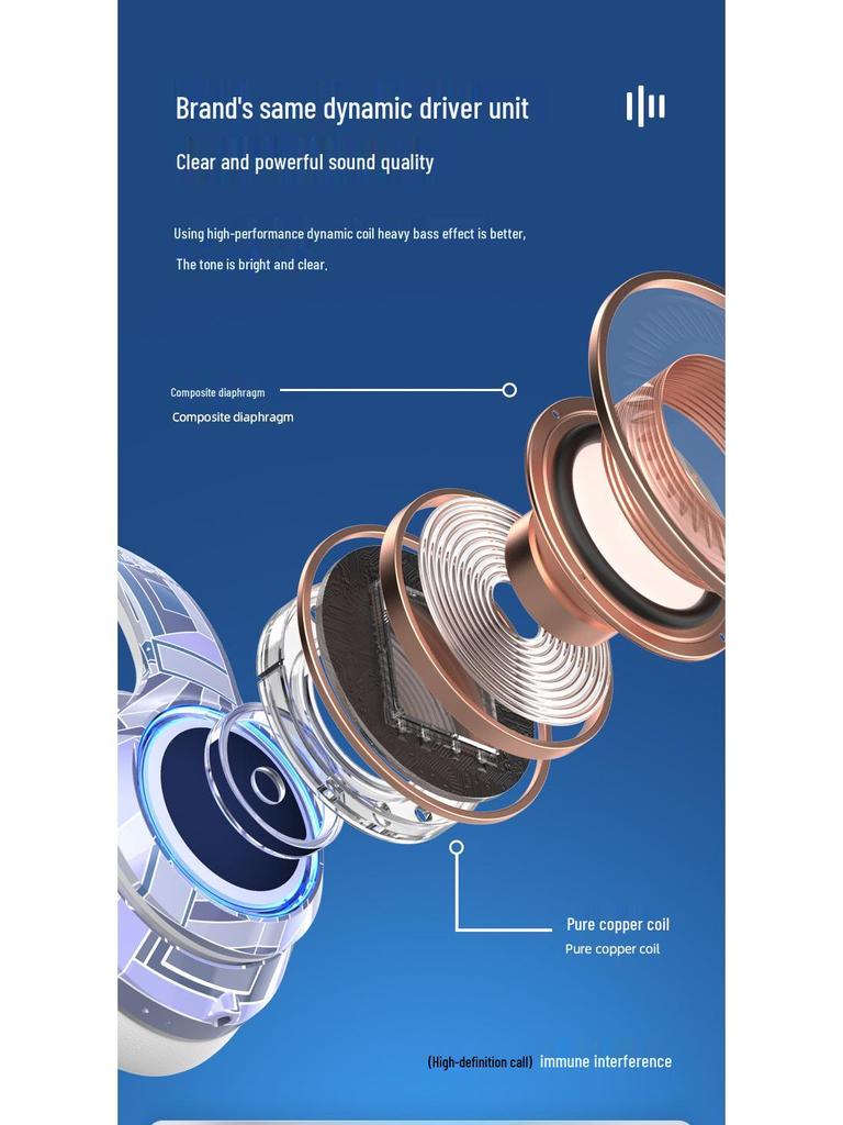 Trendy Bluetooth 5.2 Over-Ear Headphones with LED Lights and Foldable Design