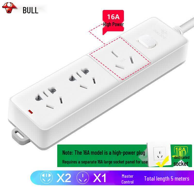 BULL GN-406D High Power Self-Wiring Socket