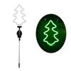 Fluorescent Christmas Tree Solar Light Outdoor Landscape Courtyard Lamp Garden Decoration Lawn Light Stake Light for Christmas