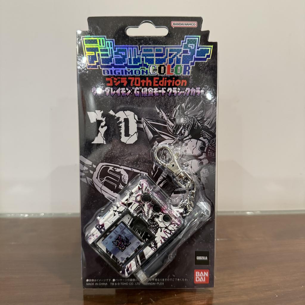 Genuine Digital Monster V-Pet Digimon Color Digivice G 70th Anniversary War Greymon Figure Model Anime Christmas Gift Toy