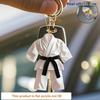 5 pezzi Saldi Caldi Abbigliamento Taekwondo Ciondolo Portachiavi Sportivo Tematico Ornamento Acrilico Fascino Decorazione Appesa Piatta 2D Festa Festiva