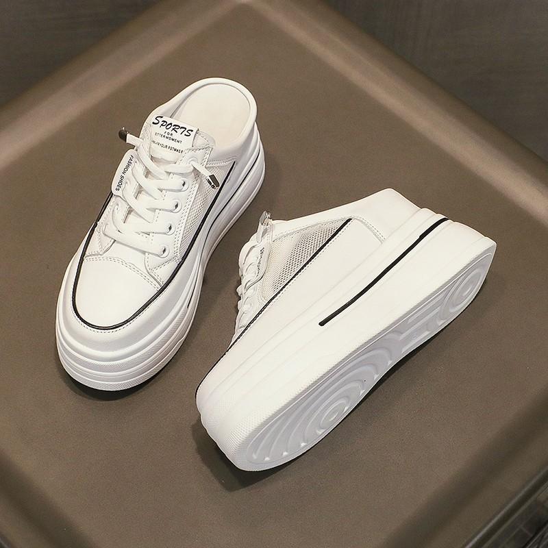 New High-rise Thick Sole for Women In Spring and Summer Soft Sole Not Tired Spring and Autumn High-end Shoes for Women