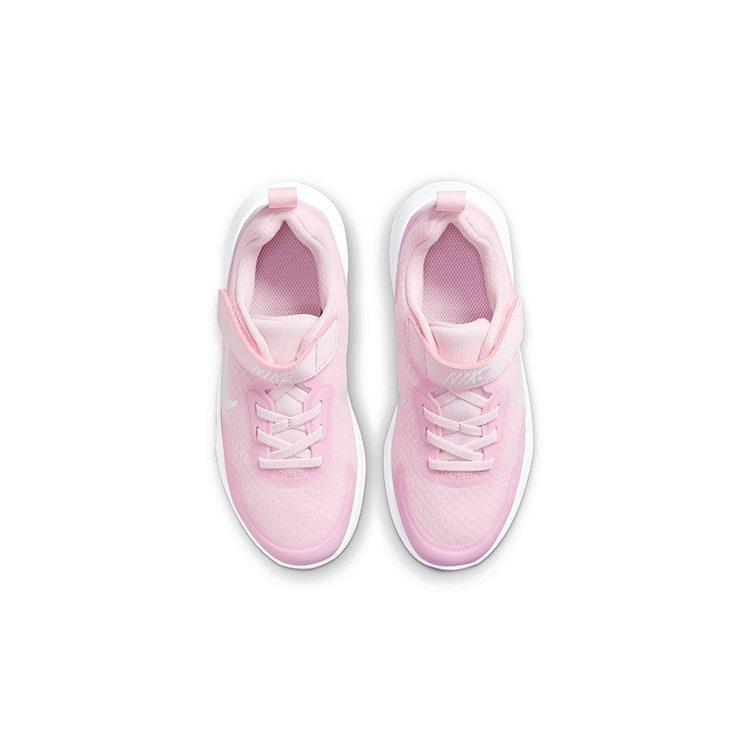 Nike Wearallday Abrasion Resistant Low top Running Shoes Pink White Children Aged 3 7 Years Old CJ3817-601
