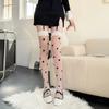 Sommer Dünne Strümpfe Damen Sexy Strumpfhalter Gepunktet Sexy Hohe Schlauchsocken Jk Lolita Weiß Dünn Bedruckt Lange Schlauchsocken