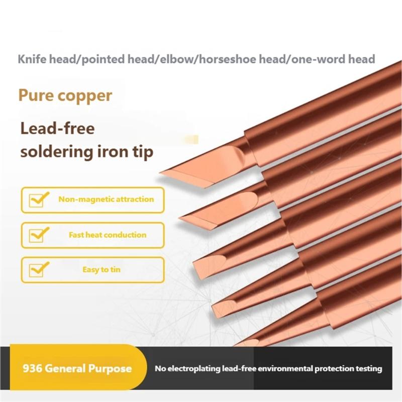 Advanced Temperature Sensitive Soldering Head Rapid Heat Recovery System for Major Welding Equipment Brands