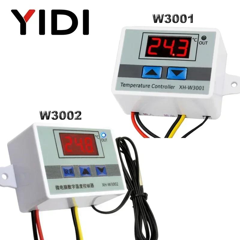 W3001 W3002 W3005 W1088 W1099 Digital Display Microcomputer Temperature Humidity Controller 12V 220V Hygrometer Thermorelator
