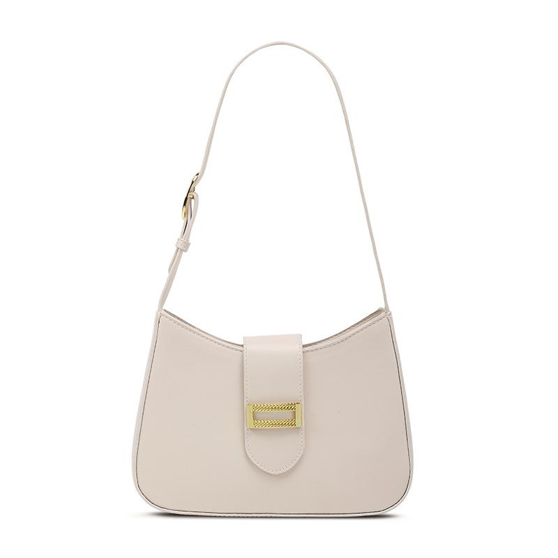 Bag women's new niche design light luxury texture fashion summer baguette bag large capacity shoulder armpit bag