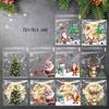 100PCS Snowman Christmas Candy Bag Plastic Packaging Cookie Bags Kids Gifts Packaging Bag  for Xmas