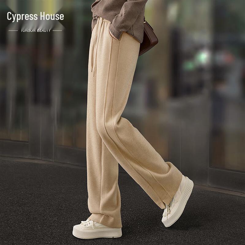 Women's High-Waist Wide-Leg Drawstring Casual Pants
