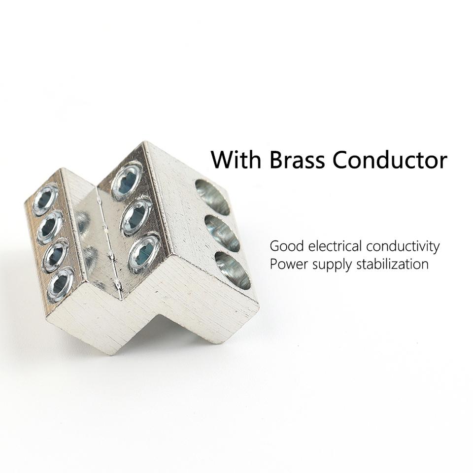 UKK80A Single-pole Splitter Box Large Current One Into Multiple Branch Line Terminal Rail Splitter 125A 160A 250A