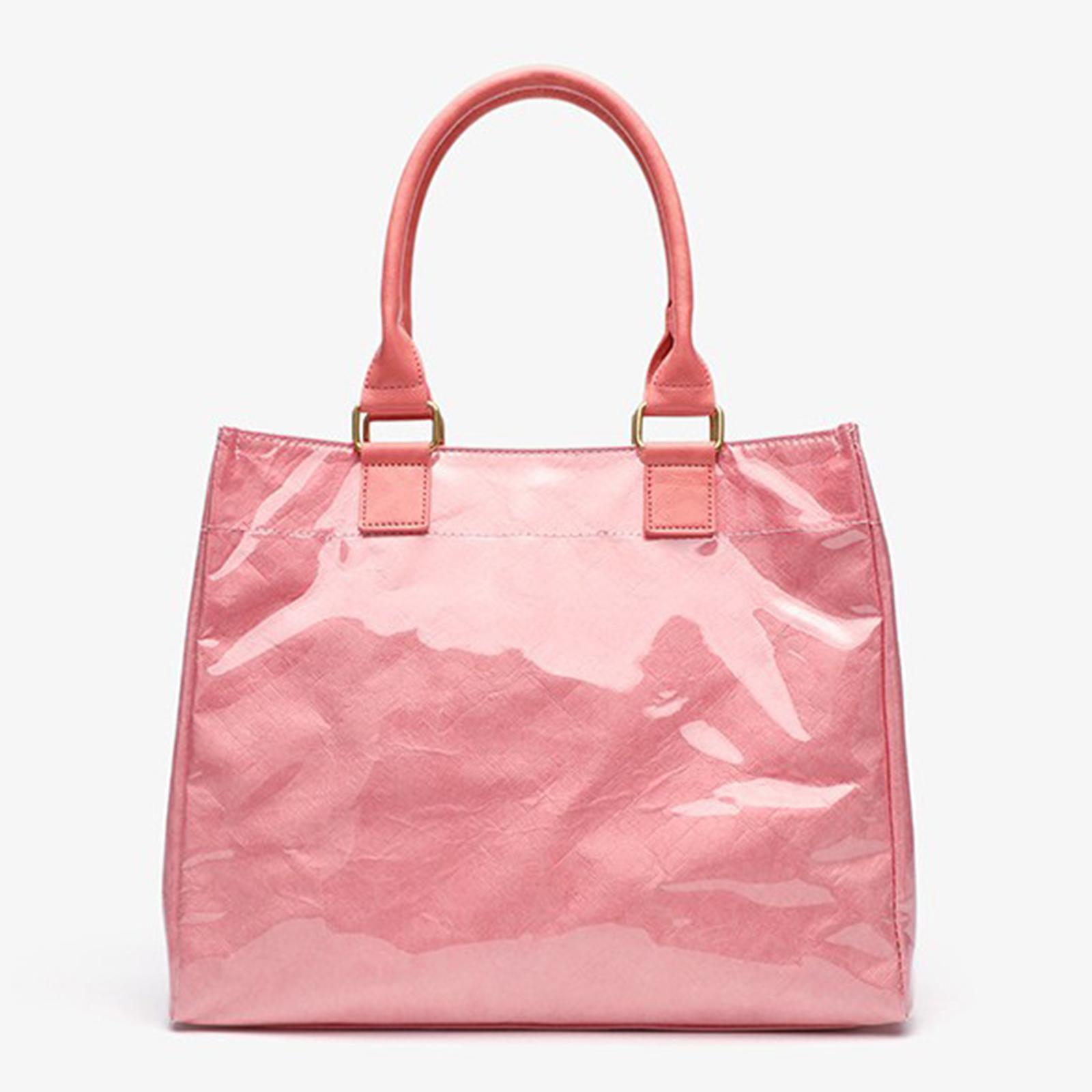 

Женская ретро-сумка-тоут, однотонная, с художественными складками, на одно плечо, повседневная One Size розовый