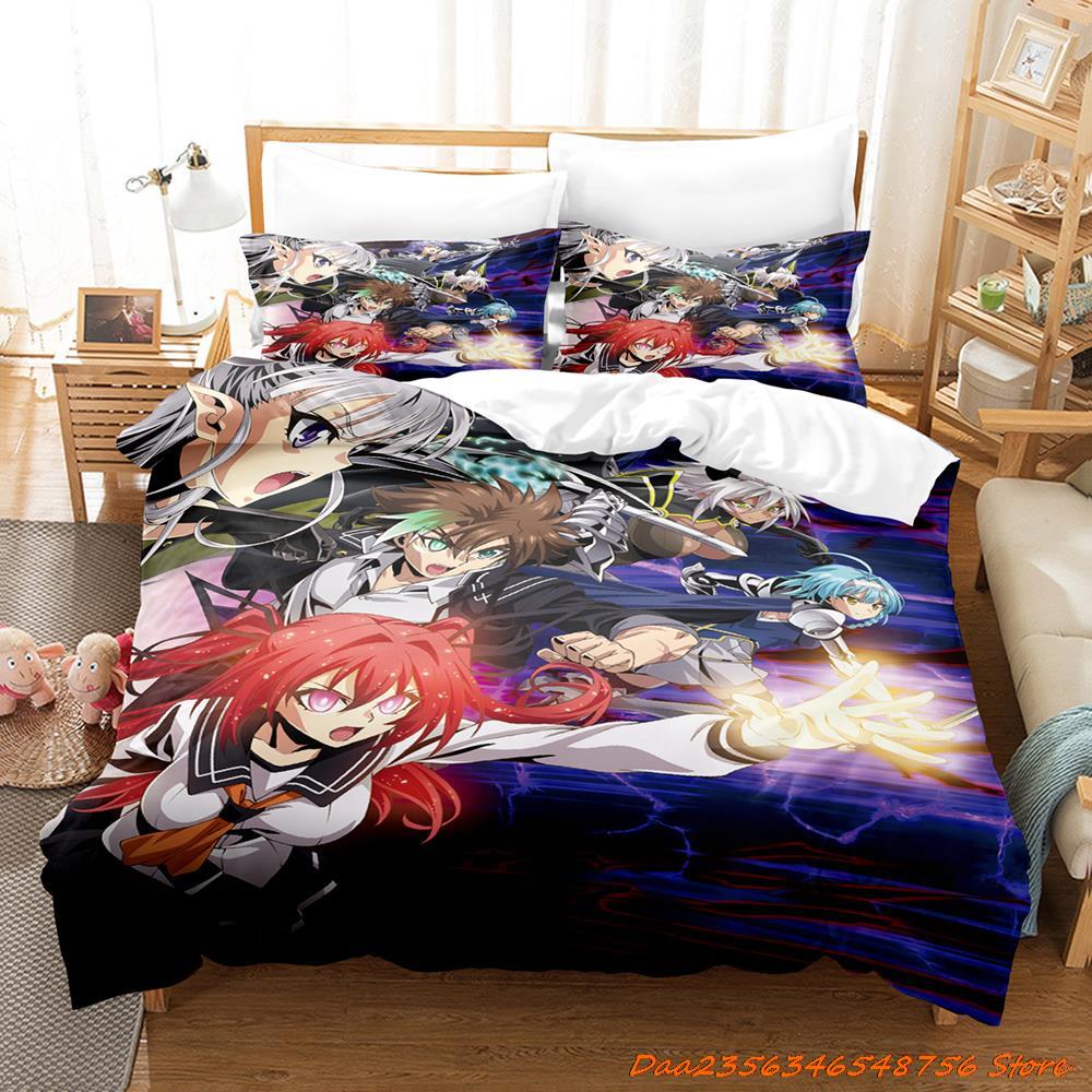 Comforter The Testament Of Sister New Devil Bedding Set Cartoon Anime Three-Piece Set Adult Kid Bedroom s 3D Kawaii Girl Bet