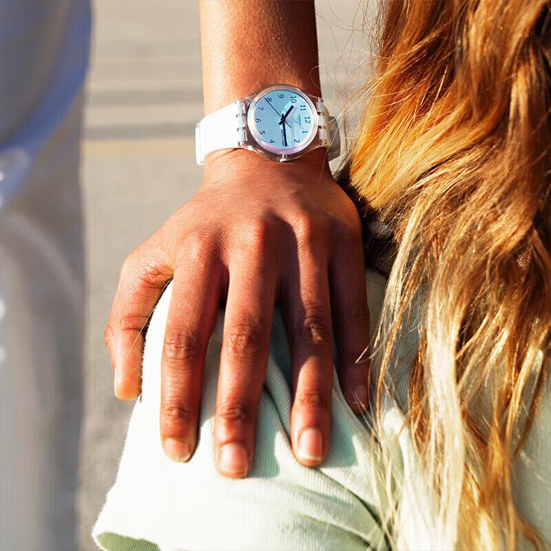 Swatch Endless Sky Blue Quartz Watch GE713