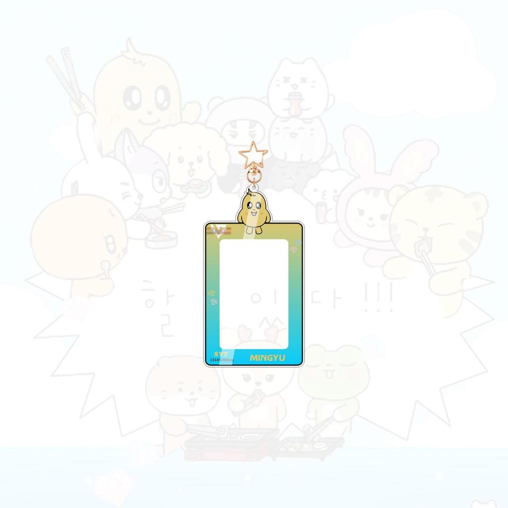 SEVENTEEN Acrylic Keychain & Card Holder Charm