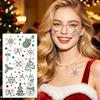 Rhinestone Crystal Tattoo Sticker Makeup Face Gem Sticker Christmas Party