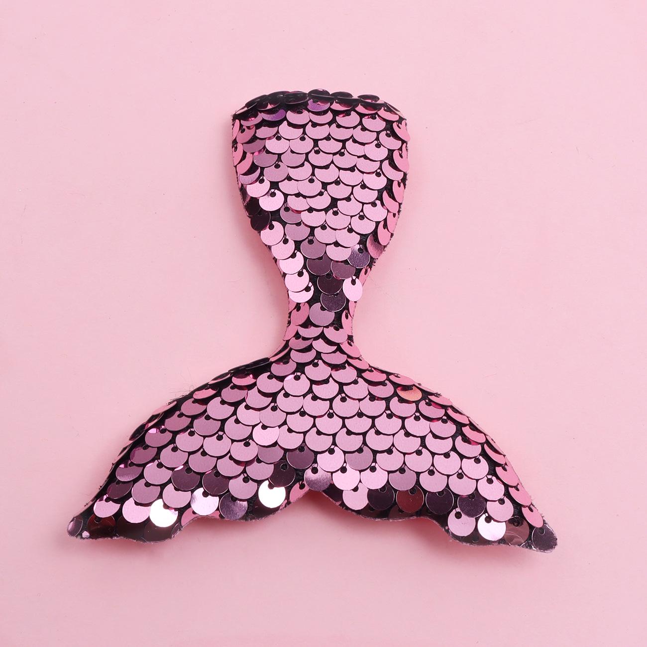 Colorful Mermaid Sequin Hair and Clothing Accessories in Box Packaging розовый