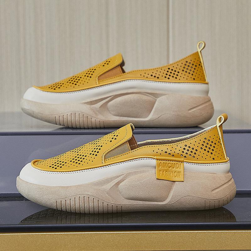 Sneakers Women Summer Platform Shoes Breathable Woman Sneakers Non-slip Thick Bottom Lacing Women's Sports Shoes