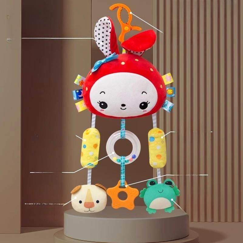 Baby Carriage Hanging Bell With Metal Toy For Infant Stroller And Bed Decor