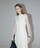 Rene J Sand Tweed Long Dress