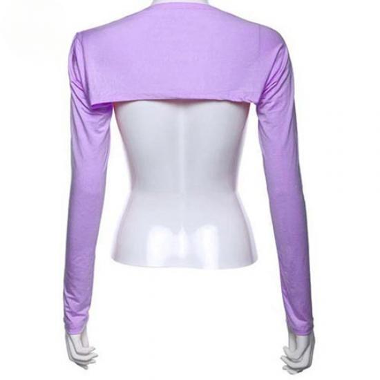 Damen Modal Baumwolle Hijab Einteilig Schulterärmel Armabdeckung EMA