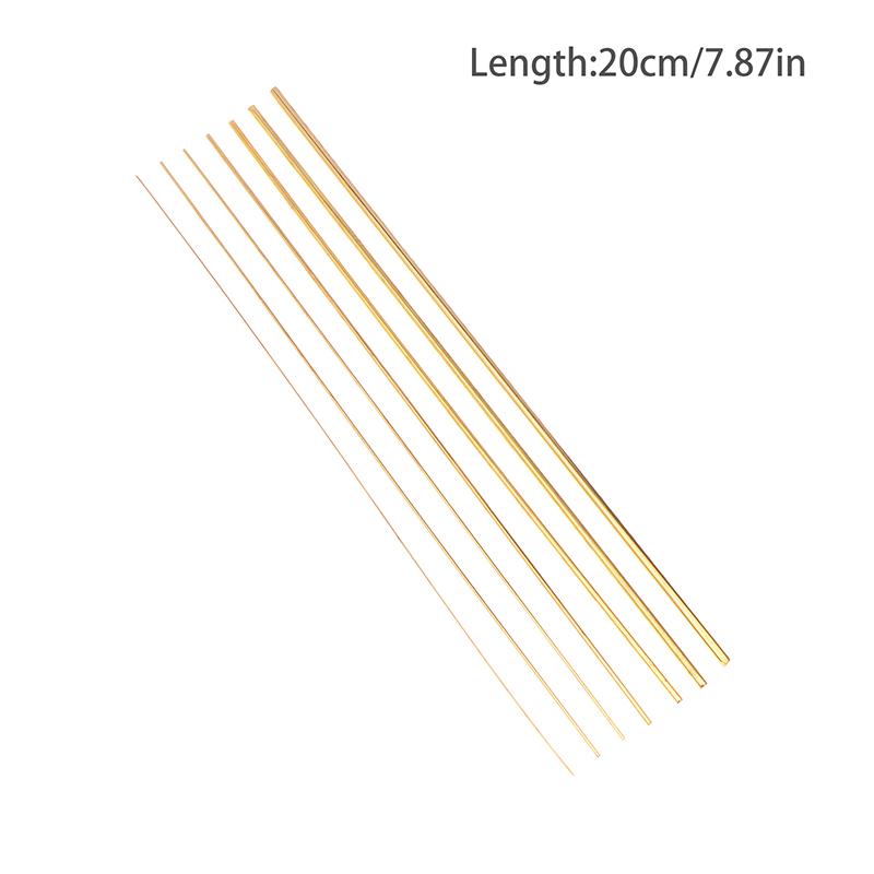 1 Scatola 0,5 mm - 3,0 mm Serie Bb Barra di Ottone Strumenti per la Costruzione di Modelli Barra di Fissaggio per Modelli Militari Accessori Fai da Te
