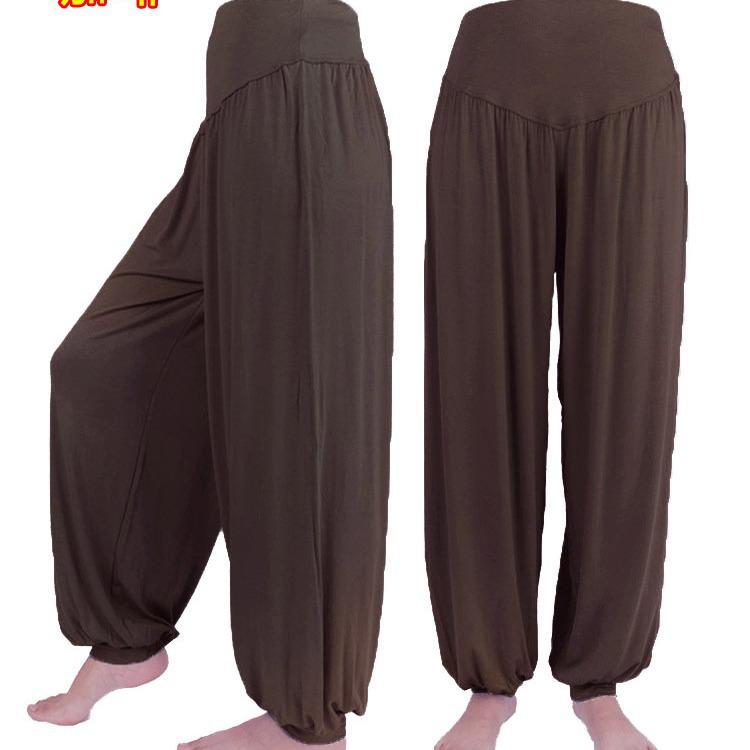 Yi Wu Manchet Lantaarn Tai Chi en Yoga Broek - Grote Maat Modaal Kleding