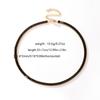 HipHop Black Crystal Iced Out Cubic Zirconia Tennis Necklace For Women 18K Gold Plated Hippie Bridesmaid Jewelry