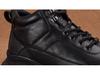 Men's Genuine Leather High-Top Casual Shoes: Non-Slip, Thick-Sole, Warm Velvet Lining, Perfect for Winter & Outdoors