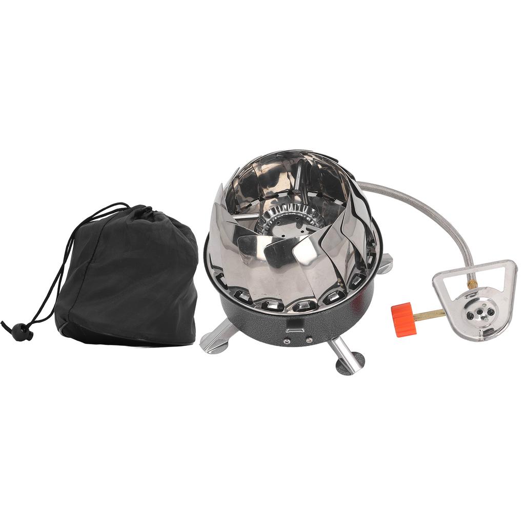 Mini Camping Stove Folding Stable Support Wind Resistant High Efficiency Portable Gas Stove for