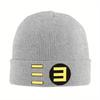 The Death Of Slim Shady Bonnet Hats Eminem Logo Knit Hat Men Women Casual Head Wrap Beanie Hats Autumn Winter Kpop Design Cap