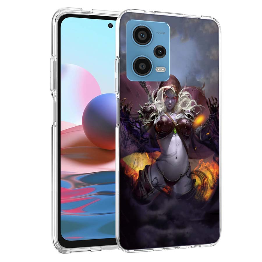 

W-World Of W-Warcraft Elf Phone Case For Redmi Note 13 12 14 15 Pro Plus 13R 11 11T 11E 11S 10 Pro 10S 9 9S Cover Cell Clear TPU Redmi Note 13 Pro 5G