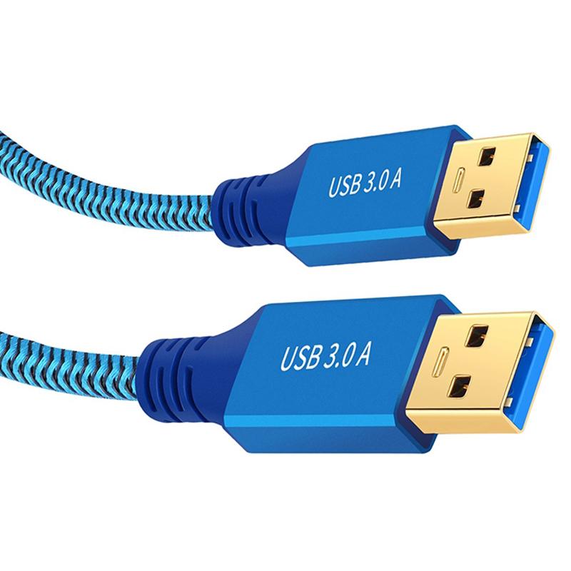 

0.6m USB 3.0 Male to Male 3A Data Wire for Printer/Hard Disk Box/Set-Top Box Extension Cable As Shown A